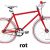 Kinder Fixie Bike Micargi 248 rot Jugend Singlespeed 24"