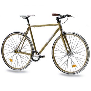 Fixie Bike KCP FG-1 gold Fixed Gear 28"