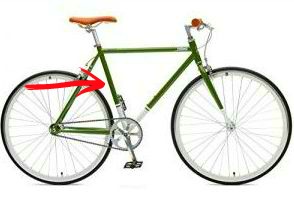 Fixie Bike Rahmengröße / Rahmenhöhe Critical Cycles Harper