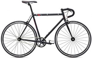 Fixie Bike Fuji Track Singlespeed Schwarz/Rot 28"