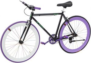 Jugend und Kinder Fixie Helliot Bikes Brooklyn H19 schwarz