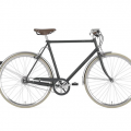Fixie Bike Gazelle van Stael grau Singlespeed grey