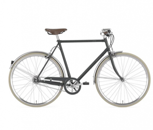 Fixie Bike Gazelle van Stael grau Singlespeed grey